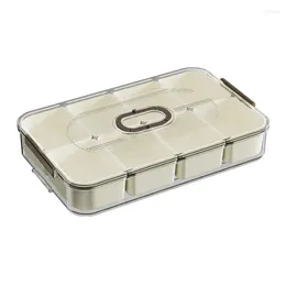 Storage Bottles Snack Containers Divided Veggie Tray With Lid Serving Platters Food Container For Candies Nuts