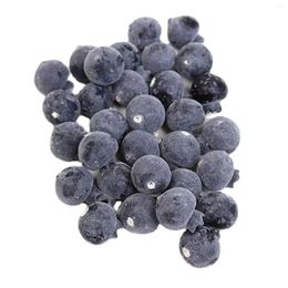 Decorative Flowers Vegetables Blueberries Artificial For Decorating Fruit Home Decor Kitchen Display Living Rooms Offices