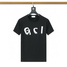 Men's Fashion Summer T-shirt Designer Luxury Brand Casual Alphabet T-shirt Shirt Men's street wear crew-neck T-shirt #b25
