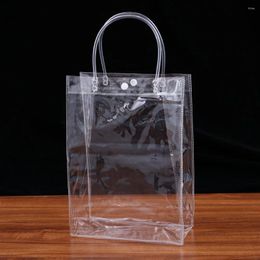 Gift Wrap Tote Bag Packing Reusable Transparent Packaging Wedding Favour Candy Box Party Supplies For Guests