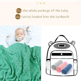 Blankets 2024 Knitted Born Swaddle Wrap Baby Blanket Super Soft Toddler Manta Infant Quilt Bed Bedding Basket For Sofa