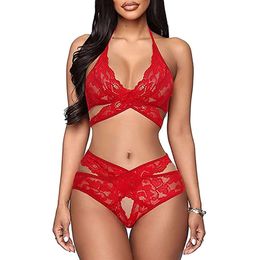 Women Sexy Lingerie Set Two Piece Lace Bra and Panty Set Bralette Sleepwear High Quality Service Sexy and Charming Bra Suit Ling