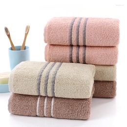 Towel Arrival Bamboo Fibre Plain Colour Thick Absorbent Soft Face Adult Household Pink Brown Green