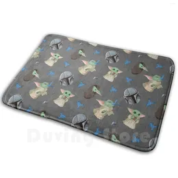 Carpets The Child Mat Rug Carpet Anti-Slip Floor Mats Bedroom Frog Baby With Soup