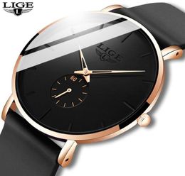 Wristwatches Lige Fashion Mens Watches Top Brand Luxury Sport Waterproof Simple Ultrathin Men Quartz Clock Relogio Masculino box21756239