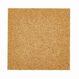 Table Mats 40Pcs Cork Coasters Square Mat Self-adhesive DIY Backing Sheet For Home Bar Natural Wine Drink Tea Coffee