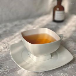 Cups Saucers Coffeeware Teaware Espresso Cup Arabic Ceramic Coffee And Pure White Bone Porcelain Office Afternoon Tea