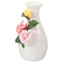 Vases Ceramic Vase Hydroponics Flower Mini Container Desktop Ornaments Ceramics Home Decor