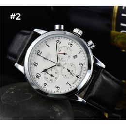 Designer Watch mens 6-pin functional quartz second running Q Bai watch factory