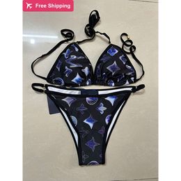 Designer Sexy Bikini Sets 2024 New Fashion Hot Sell Bikini Woman Sense Beach Swim Wear Summer Swim Suit Sexy Sling Strap Bur Design Pattern Plaid Swimsuit High Quality