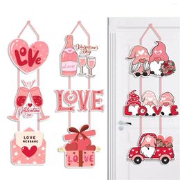 Decorative Figurines Valentine's Day Theme Love Hanging Party Decoration Door Heart Vintage Glass Ornament