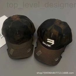 Ball Caps designer Korean Fashion Paris Baseball Hat Wash Old Letters D9WW