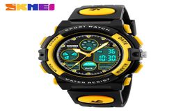 SKMEI Childrens Watches Sport Military Fashion Kids Digital Quartz LED Watch For Girls Boys Waterproof Cartoon Wristwatch 11632341015