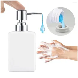 Storage Bottles Ceramic Soap Dispenser With Rust Proof Stainless Steel Pump Refillable Bathroom For Hand Sanitizer Shower Gel Sha B0C3