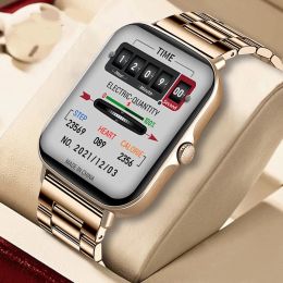 Wristbands New Bluetooth Answer Call Smart Watch Men Dial Call Fitness Tracker IP67 Waterproof Smartwatch for Xiaomi Watch men women +Box