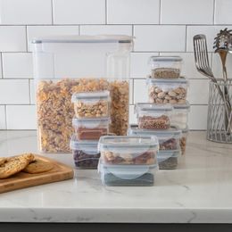 Storage Bottles 26 Piece 5.9 L Airtight Plastic Food Container Set Organizer Containers