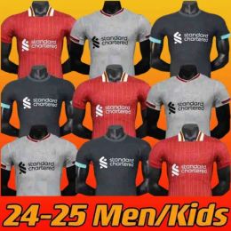 Salah Darwin Nunez 24 25 Home Away Men Jersey Dominik Szoboszlai Andy Robertson Alisson Becker Joe Gomez Joel Matip Curtis The Redsmohamed Jones Kids Kit