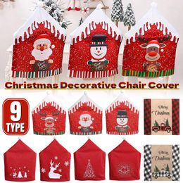 Chair Covers Christmas Dining Room Slipcovers Removable Washable Protector For El Ceremony