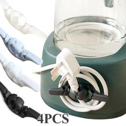 Hooks 4PCS Kitchen Wire Clip Appliance Cord Winder Organiser Cable Management Holder For Fryer Machine Appliances