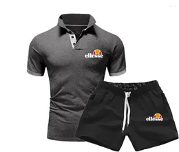 Men's Tracksuits Selling 2024 Short Sleeved And Shorts Set Fashion Casual Polo Shirt