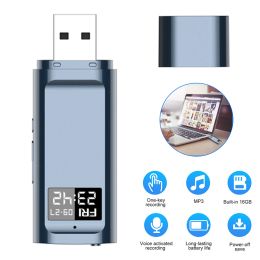 Recorder 8GB 16GB USB Recording Pen Mini Sound Recorder Noise Reduction Long Recording Pen Digital Audio Voice Recorder MP3 Music Player