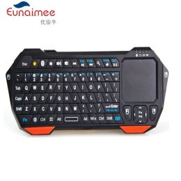 Pads Mini 2.4G Wireless Bluetooth Backlight Multifanction Keyboard With Touchpad for PC Laptop Smartphone Smart TV