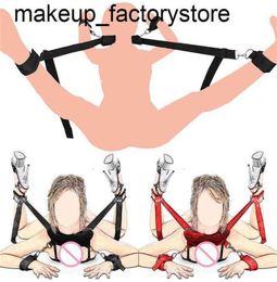 Massage Adjustable Adult Sex Toys For Woman Couples Restraints Collar Handcuffs Ankle Cuffs Slave Erotic Bdsm Bondage Set Fetish8794405