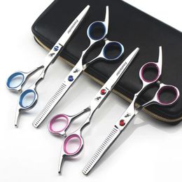 Professional 6.0 Inch Hairdressing Scissors Hairdressing Scissors Thin Shear Flat Shears Hairdressing Salon Hairstylist