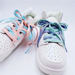 Hangers 4Pair / Lot Flat Shoelaces Canvas Sneakers Sports Shoes Laces Classic Women And Men Shoelace Solid Double Boot Strings