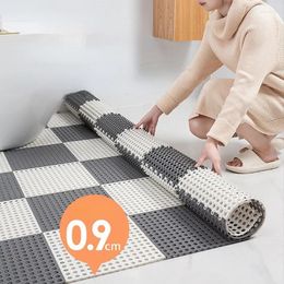 Bath Mats Shower Room Toilet Floor Mat Bathroom Non-Slip Hollow Out Stitching Water-Proof Foot Swimming Pool Home