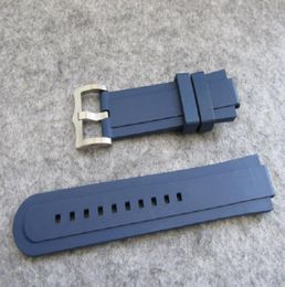 BLUE ZF top quality rubber strap belt band for 25600TB 25600 dive watch men wristwatch bracelet change fix replace parts watchmake3133004