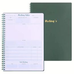 Notebooks 60 Sheets/book Boost Meeting Organization & Productivity Meeting Notebook For Work Office & Business Supplies Easy Coil NoteBook