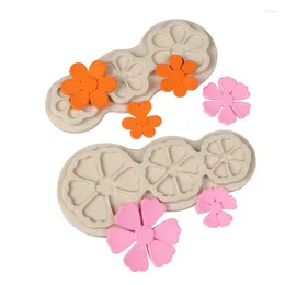 Baking Moulds Flower Silicone Mould Sugarcraft Cookie Cupcake Chocolate Fondant Cake Decorating Tools
