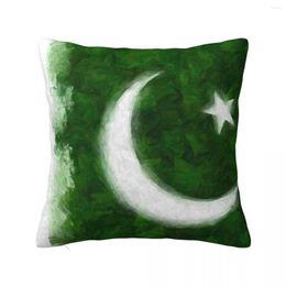 Pillow Artistic Rendition Of Flag Pakistan Throw Sofas Covers Decorative Sofa