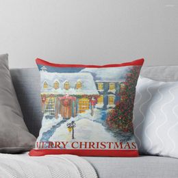 Pillow Christmas Navidad Throw Cover Set Bed Pillowcases Covers Decorative