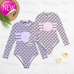 Designer Sexy Bikini Sets 2024 New Fashion Goddess Printed Womens Swimsuit One Piece Padded Long Sleeve Swimsuits Sport Swim Yoga Bodysuit