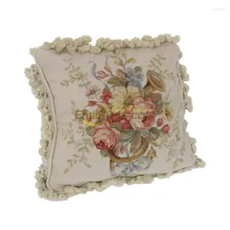 Pillow Floss Hold National Woven Needlepoint Neoclassical American High-end Rococo Cloth Art