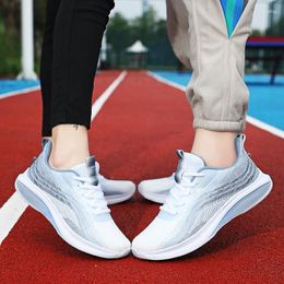 Casual Shoes Student Breathable -absorbing Running Men's Lightweight Women's Jump Rope Soft Elastic Pair Sneakers