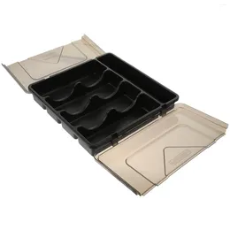 Kitchen Storage Cutlery Box Silverware Organiser Small Flatware Drawer Gear Utensil Grid Organisation