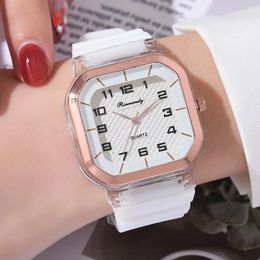 Wristwatches Fashion Silicone Band Women Sports Watch