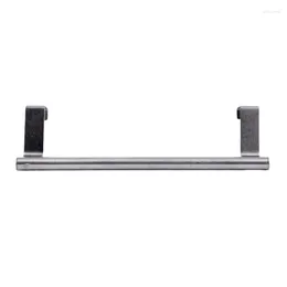 Kitchen Storage Stainless Steel Bathroom Towel Holder Rack Stand Bar Cabinet Door Hanging Organiser Household Accessories