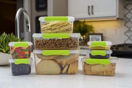 Storage Bottles Premium Food Containers With Real Seal Lids Total Combined Capacity Over 8 Litres Container Kitchen Organiser