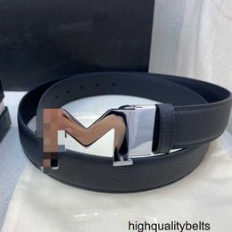 Designer High version men's belt top layer cowhide letter buckle fashionable casual business belt versatile trend genuine leather belt P3QS