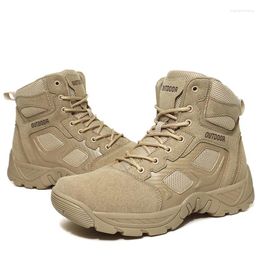 Fitness Shoes Summer Tactical Boots Men 2024 Military Man Wear Resistant Large Size Ankle Army With Side Zipper Arrivals
