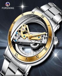 Fornire nuovi uomini orologi meccanici automatici Top marca orologio in acciaio inossidabile di lusso Skeleton trasparente orologio da polso maschio l3427964