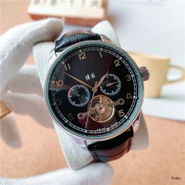 Designer Wanpai Datuo Flywheel Series Mechanical Belt Watch