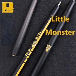 Billiard Cue Brand Little Monsters Black Egg Break Jump Cue Stick 12.98mm Tip Size Carbon Fibre Shaft Smooth Handle 240320