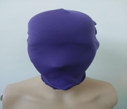 Costume Accessories Lycra spandex Zentai Costumes Party Halloween Cosplay full Mask Hood8232602