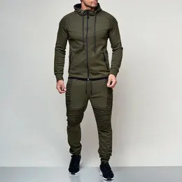 Running Sets Sports Suits For Men Tracksuit Pullover Autumn Winter Wear Hooded Sweatshirt Casual Hoodies Clothing