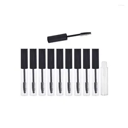 Storage Bottles 1pcs Portable 10mL Empty Mascara Tube Eyelash Vial Liquid Bottle Container Black Cap